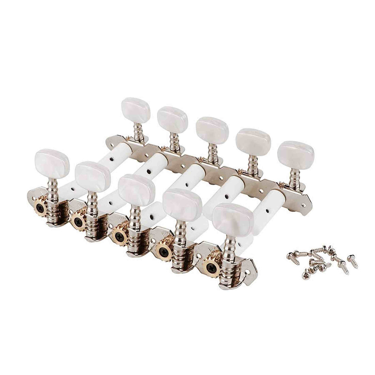 Boston 142-10 Stemmechanieken voor 10-snarige gitaar, nylon as, 100mm, plastic knoppen