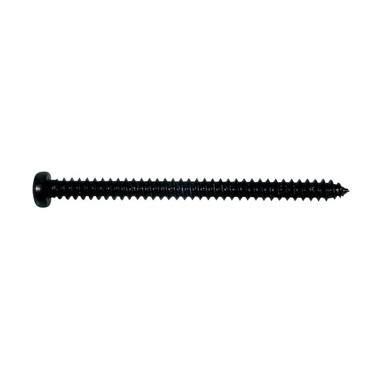 Boston PS-12-B pickup screw, 2,6x35mm, 12pcs, dome head, tapping, black
