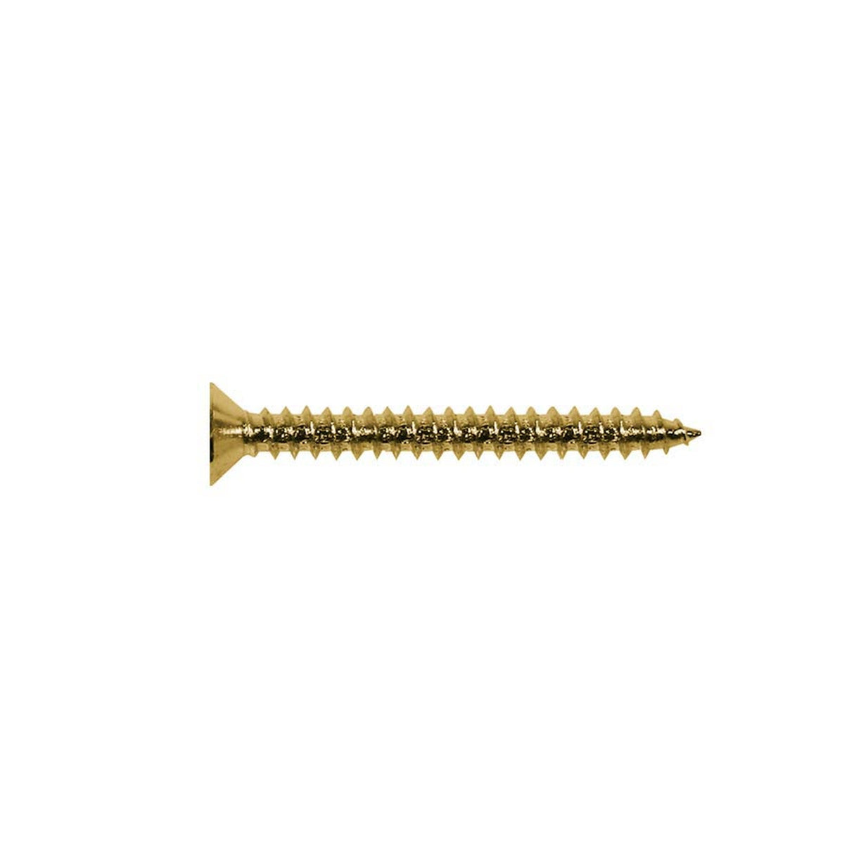 Boston TS-05-G screw, 3,5x25mm, 12pcs, flat countersunk, tapping, gold