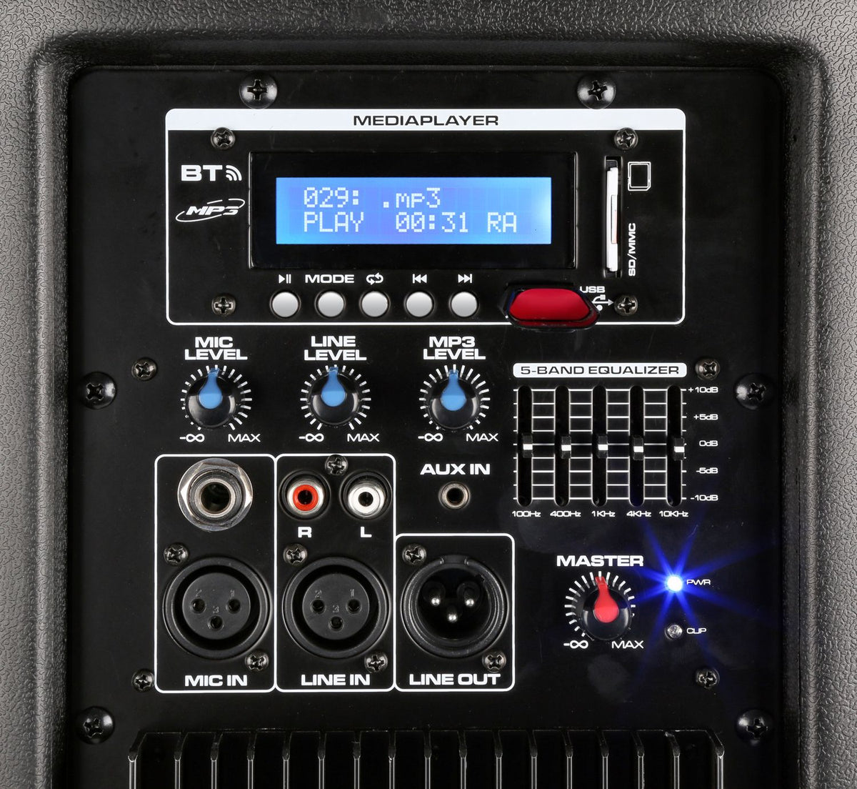 Vonyx SPX-PA9210 Draagbaar geluidssysteem ABS 2x10"