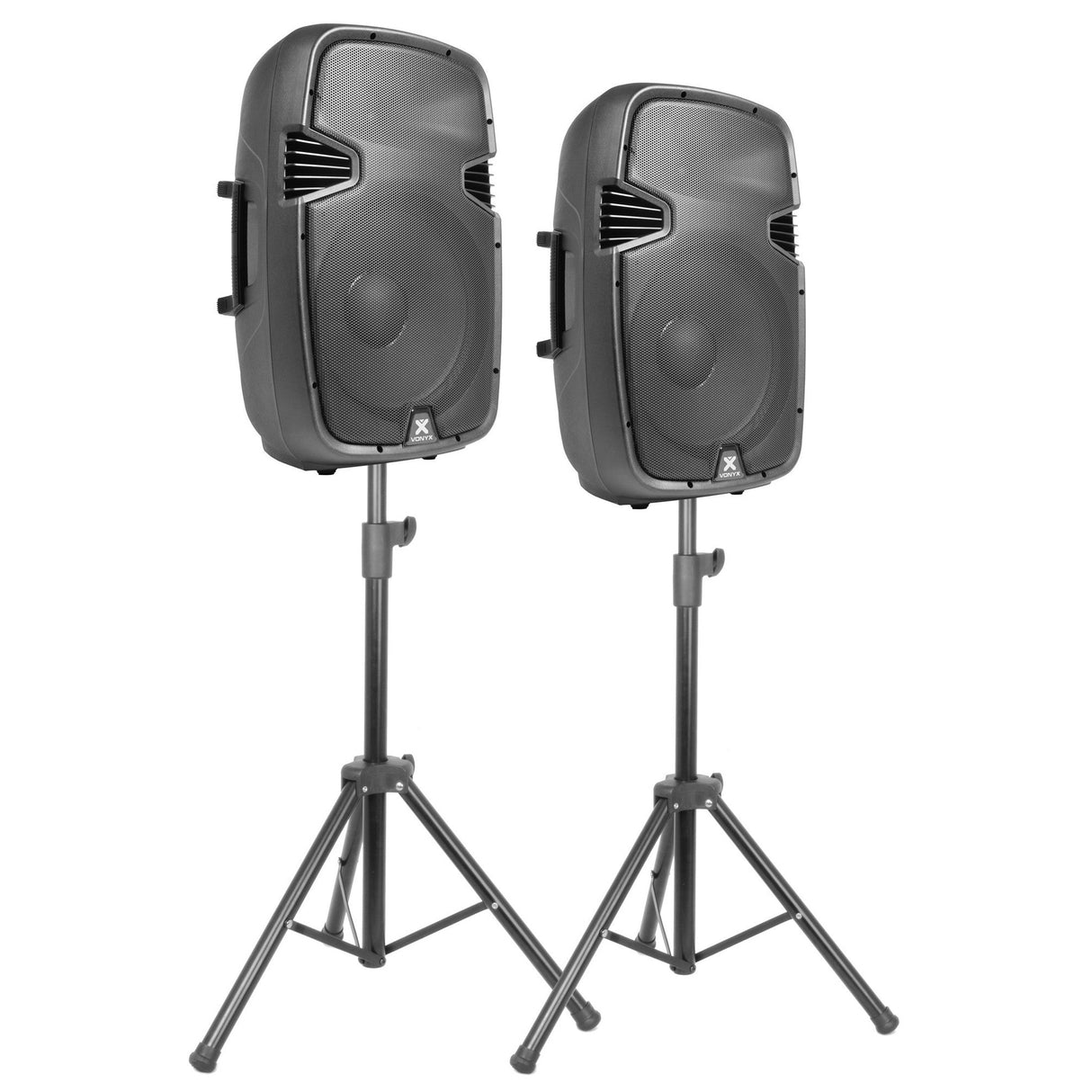 VONYX PSS302 Draagbare 300W Geluidsset met 10 inch Speakers, Bluetooth en 8-Kanaals Mixer
