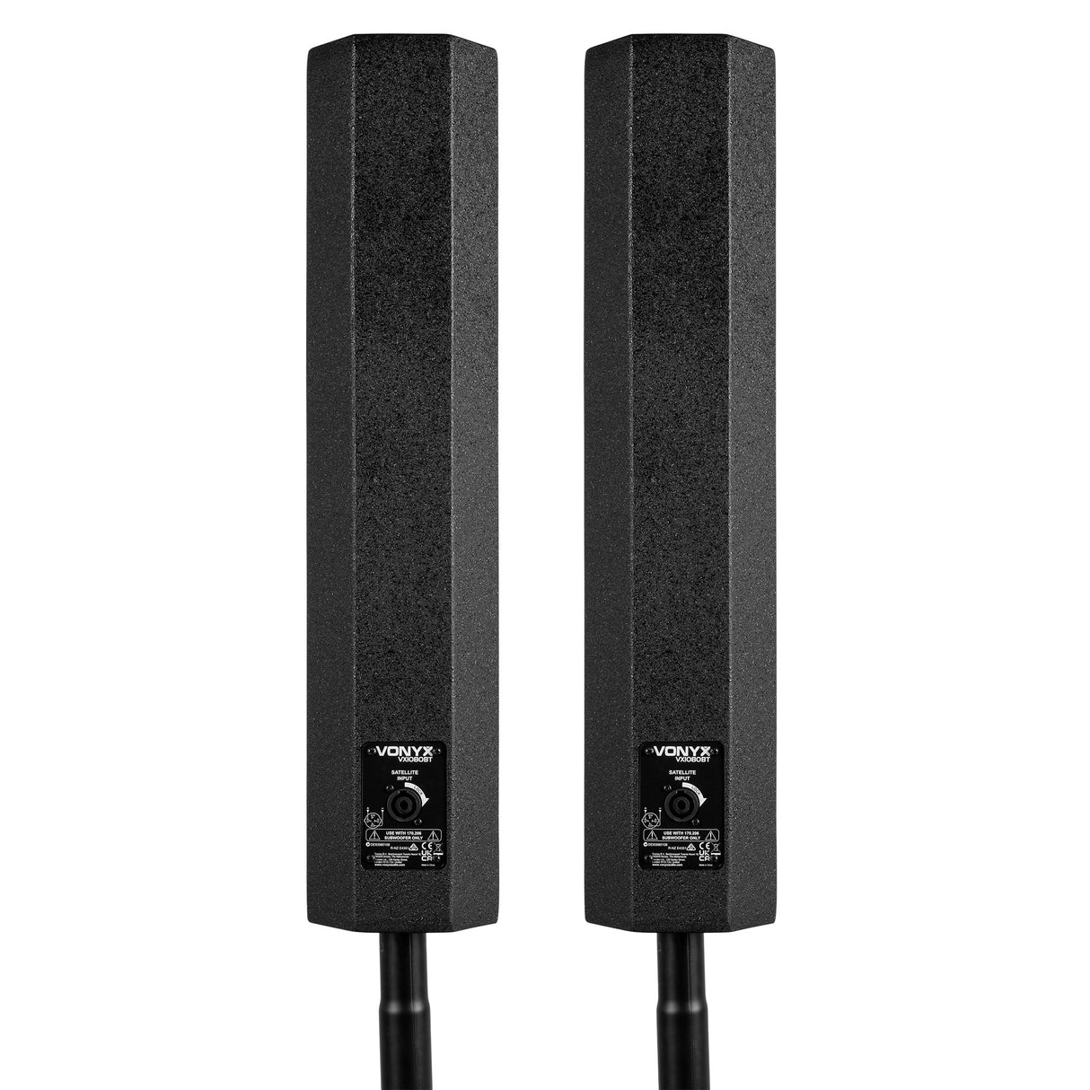 VONYX VX1080BT 1250W 2.2 Actieve Speakerset met Dubbele 15 inch Subwoofers en Bluetooth 5.3