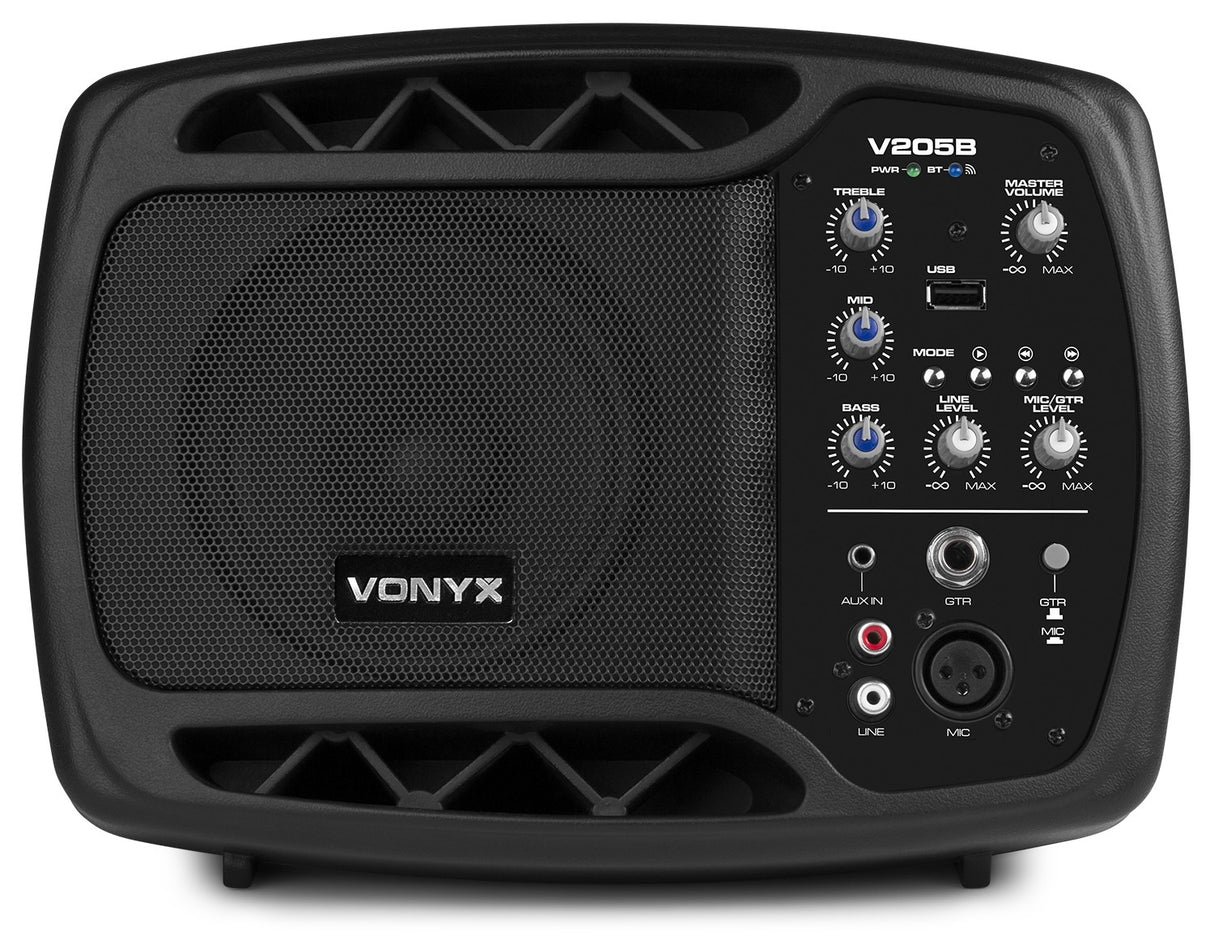 VONYX V205B Actieve Personal Monitor Speaker 80W met Bluetooth en USB MP3 Speler