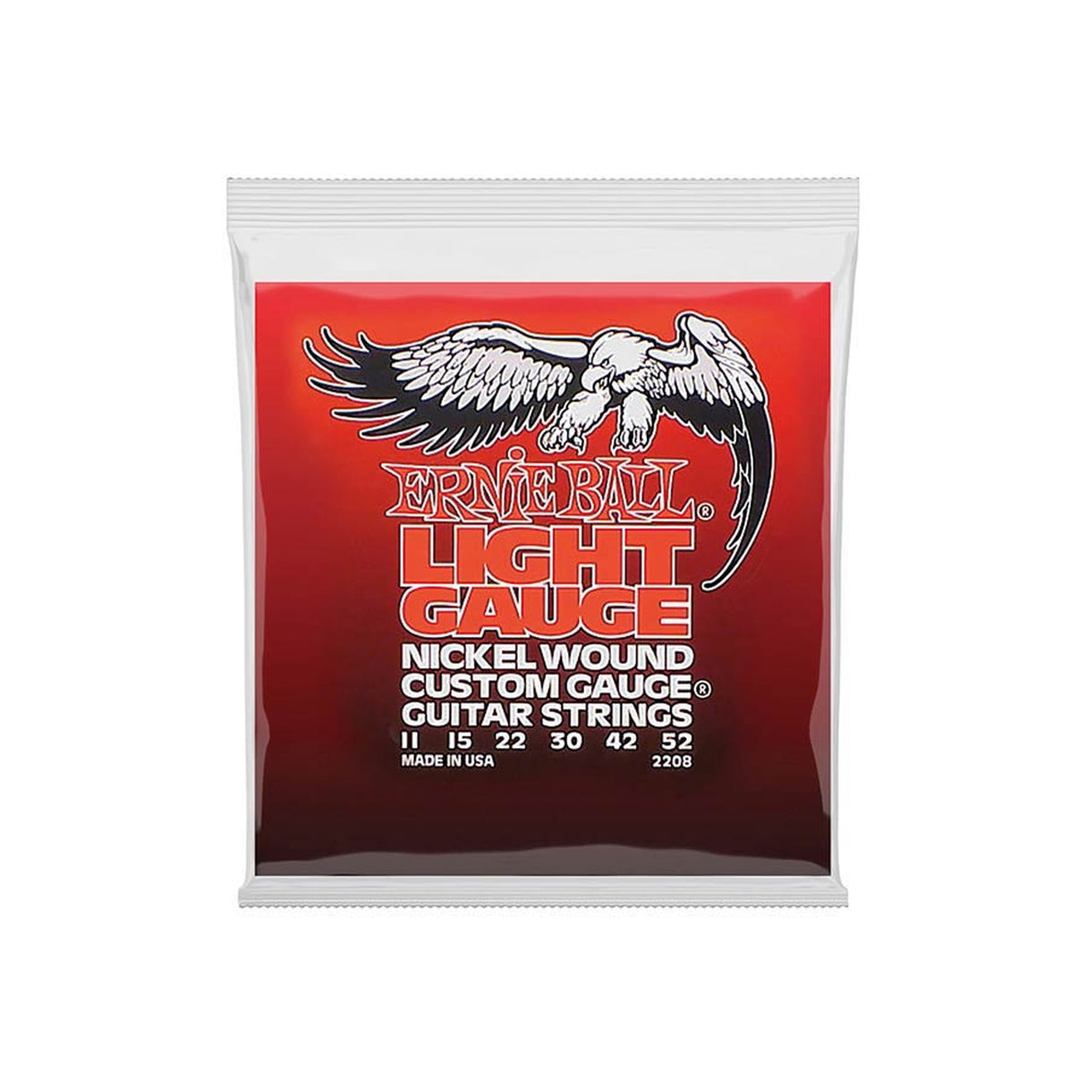 Ernie Ball EB-2208 snaren set elektrisch, nickel wound, light, 011-015-022w-030-042-052