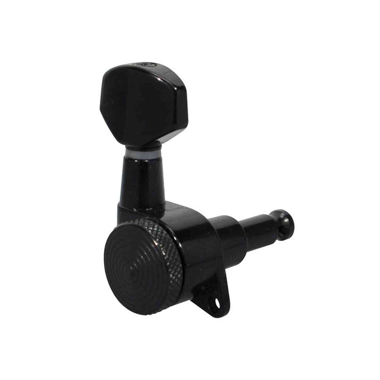 Boston 194-BL Locking stemmechanieken voor gitaar, die cast 6L, zwart, low gearing 19:1