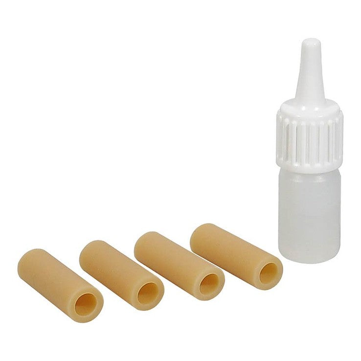 Wolf SR-58 fork rubber for shoulder rest, 4 pcs replacement kit, with lubricant