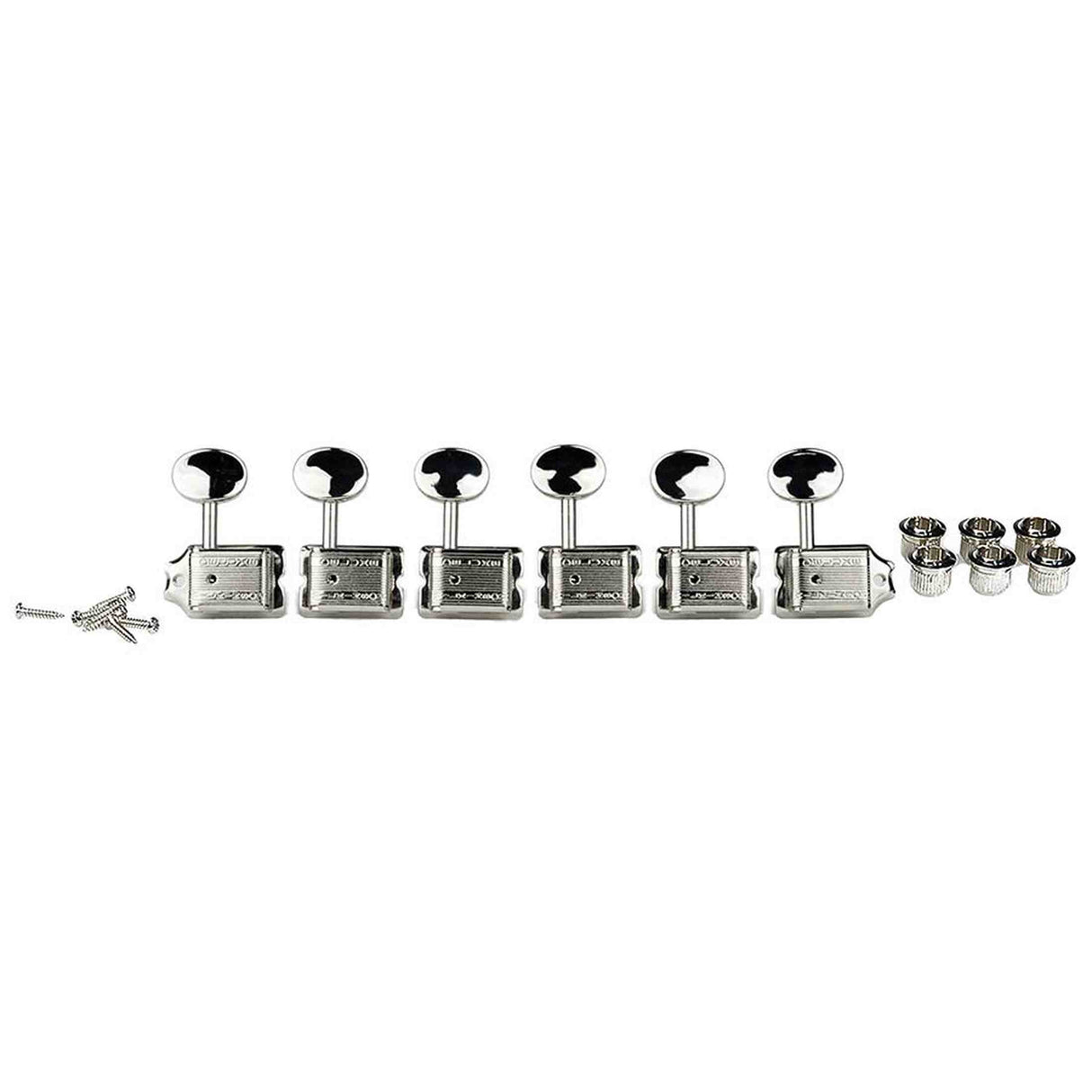 Wilkinson 162-CL Stemmechanieken voor gitaar, vintage F-style, 6x links, chroom, split as