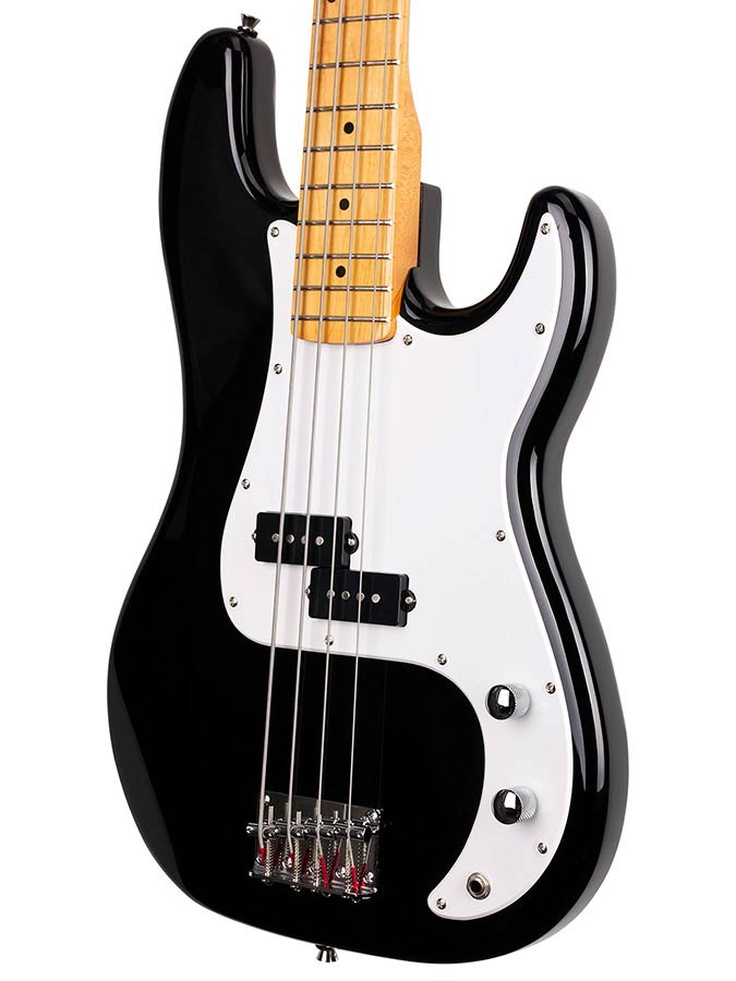 SX SPB57-BK Retro Series 57 P-style Elektrische Basgitaar Zwart