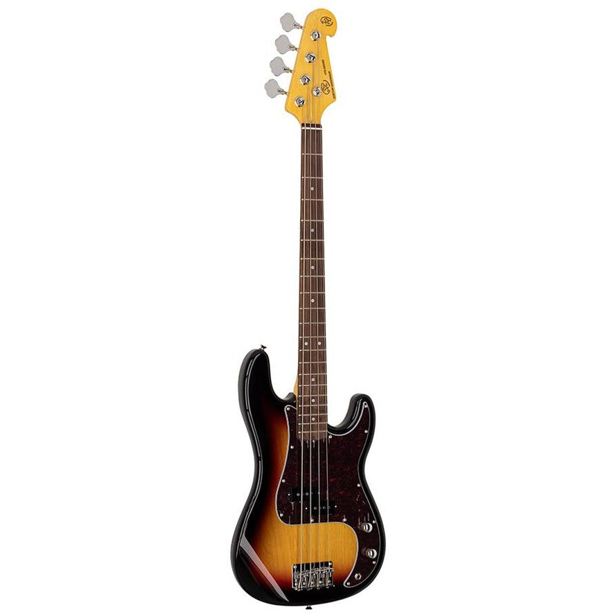 SX SPB6234-3TS Retro Series elektrische basgitaar 3/4 sunburst