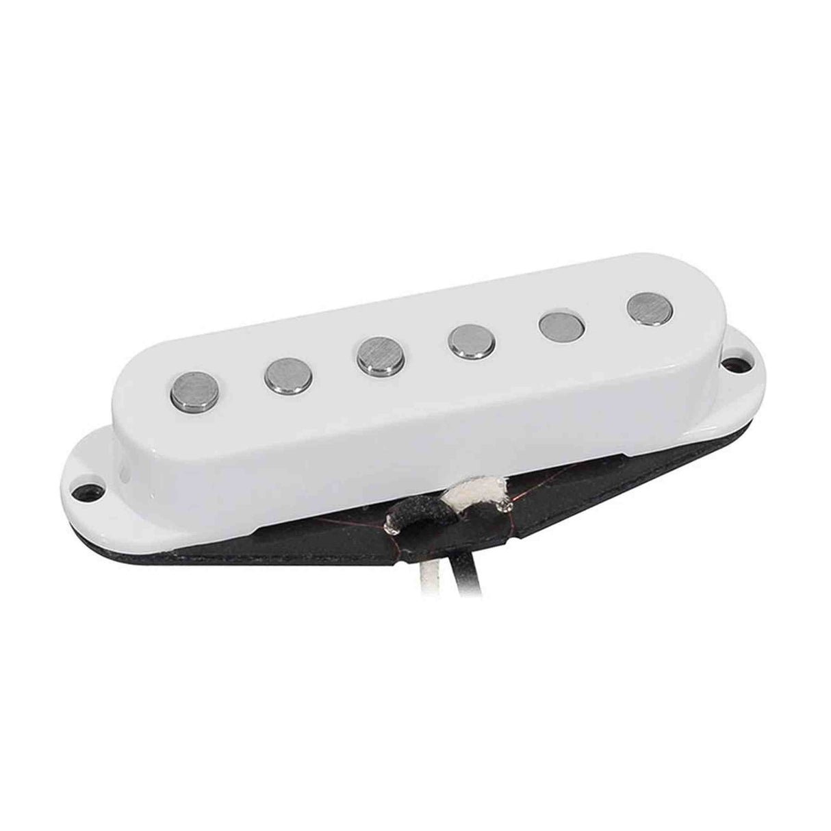 Boston VSC-57-NWH Single Coil Pickup - Alnico 5 staafmagneten, zwarte fiber bobbin, gewaxte Formvar draad