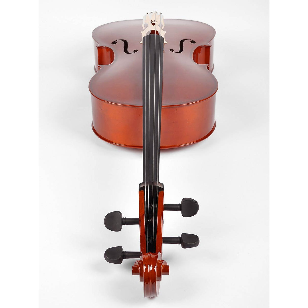 Leonardo LC-1044 cello 4/4, gelamineerde body, nitro, hardhout toets en stemsleutels, inclusief tas en strijkstok