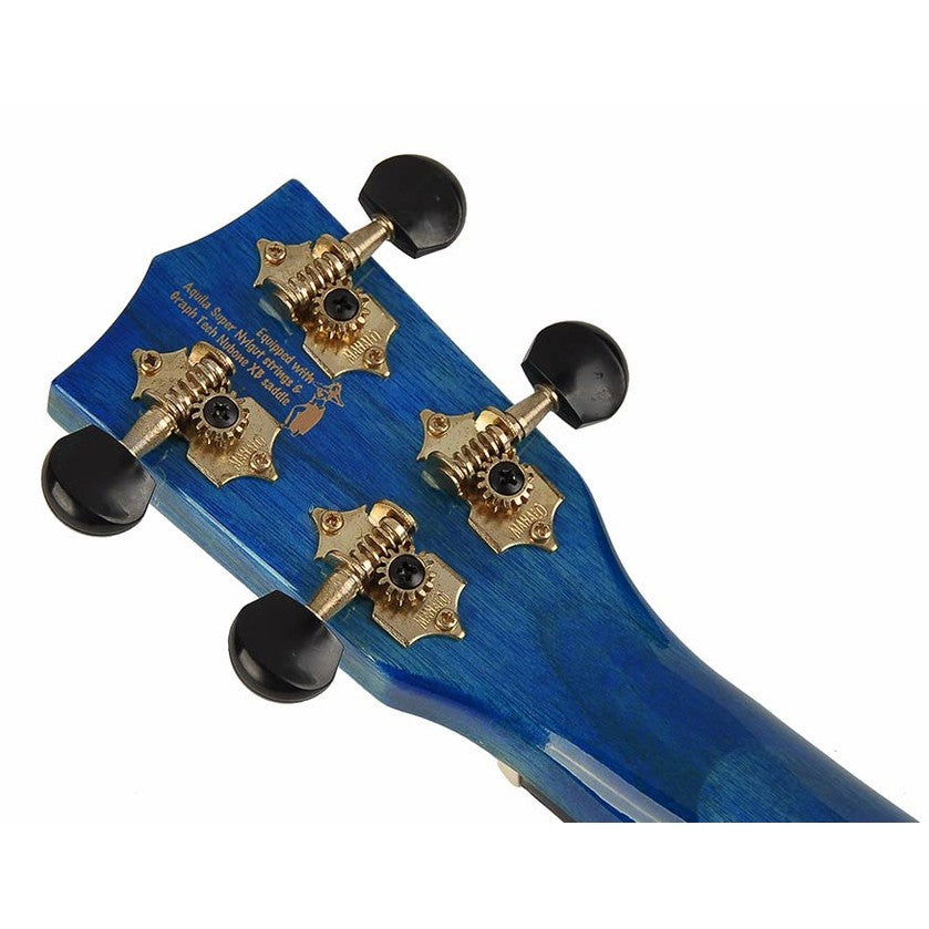 Mahalo MH2TBU Hano Series Concert Ukulele Transparant Blauw