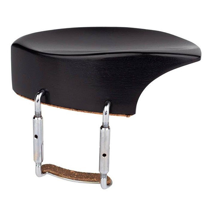 ELS CR-TE-HN violin chinrest 'Teka'-model, ebony, high neck model