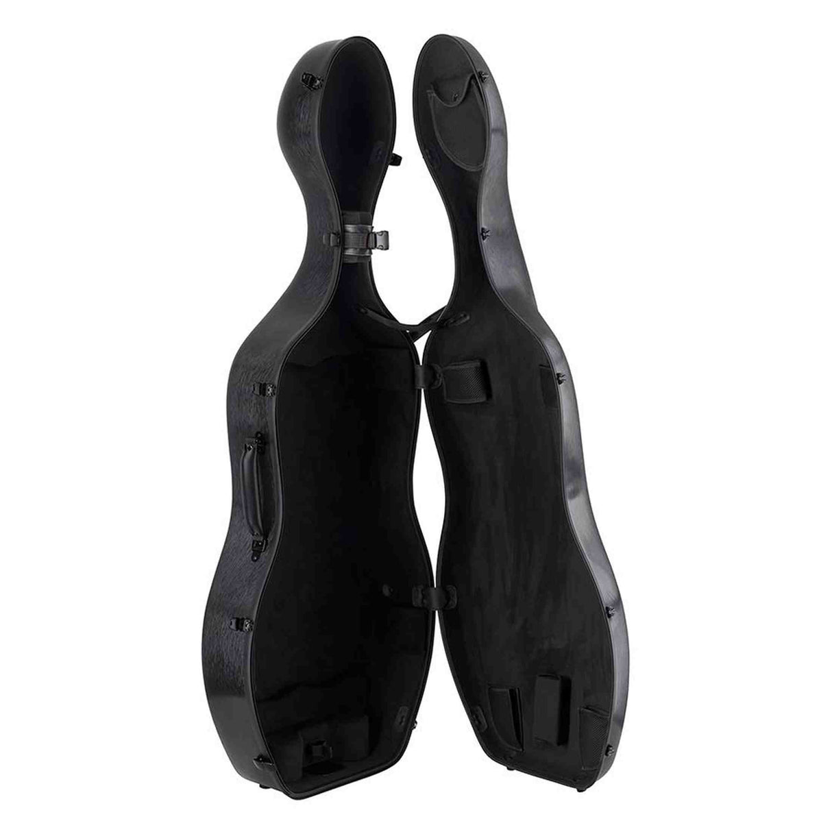 Leonardo CC-644-BK Student Series cellokoffer 4/4 PVC sandwich 4,5 kg geborsteld zwart