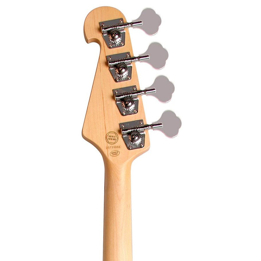 SX BD1/BK Standard Series J-Style Elektrische Basgitaar Zwart