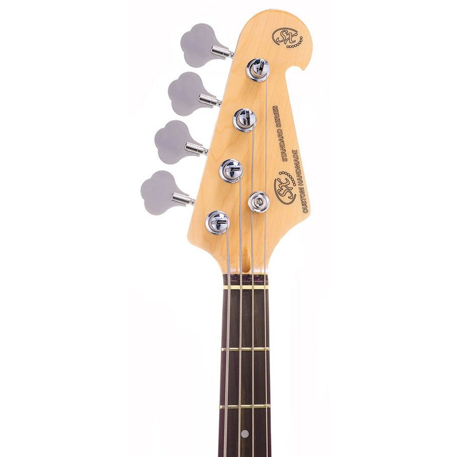 SX BD1/CAR Standard Series J-Style Elektrische Basgitaar Candy Apple Red