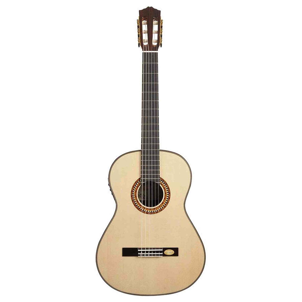 Salvador Cortez CS-130-E – Klassieke gitaar met massief spruce bovenblad, palissander body en Fishman Presys Blend
