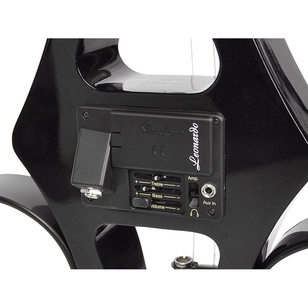 Leonardo EC-50-Belectrische cello, actief Shadow element, met tas, strijkstok en hoofdtelefoon
