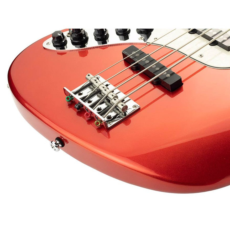 Sire V7+ A4L/BMR Marcus Miller 2nd Gen linkshandige 4-snarige Bright Metallic Red basgitaar
