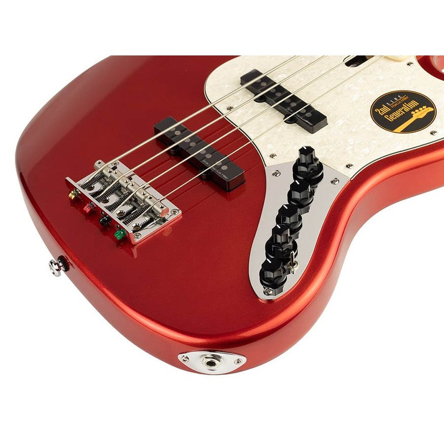 Sire V7+ A4F/BMR Marcus Miller 2nd Gen fretless 4-snarige basgitaar Bright Metallic Red