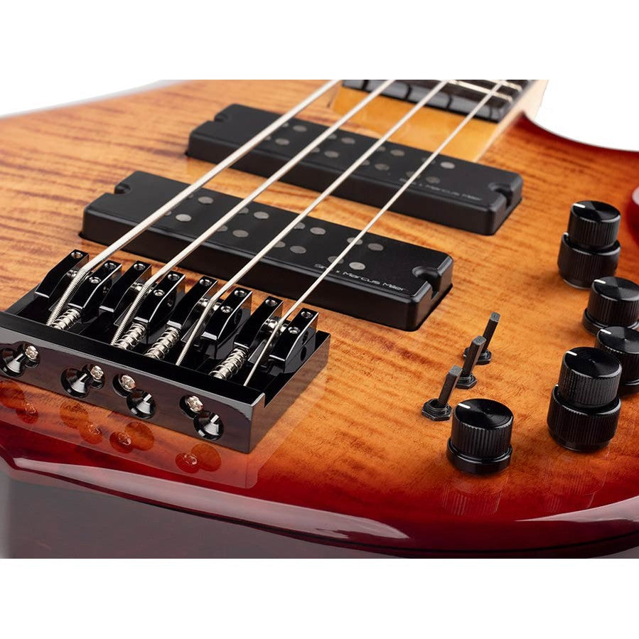 Sire M7+ A4/BRS Marcus Miller 4-Snarige Basgitaar Brown Burst
