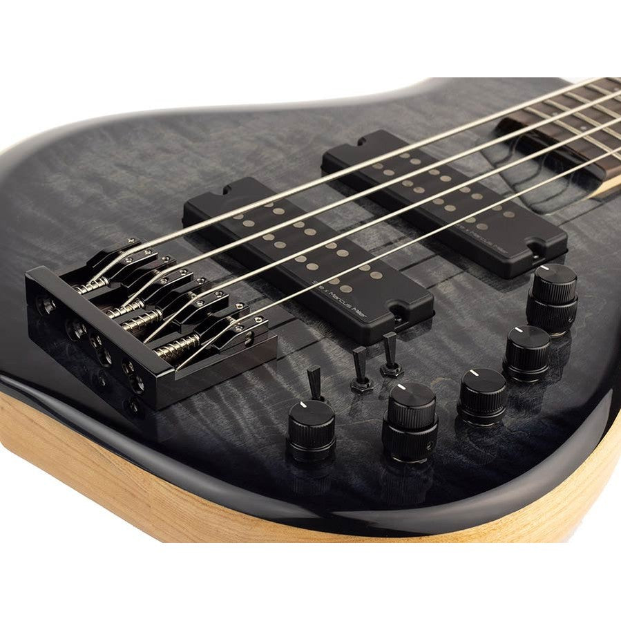 Sire M7+ S4/TBK Marcus Miller 4-Snarige Basgitaar Transparent Black