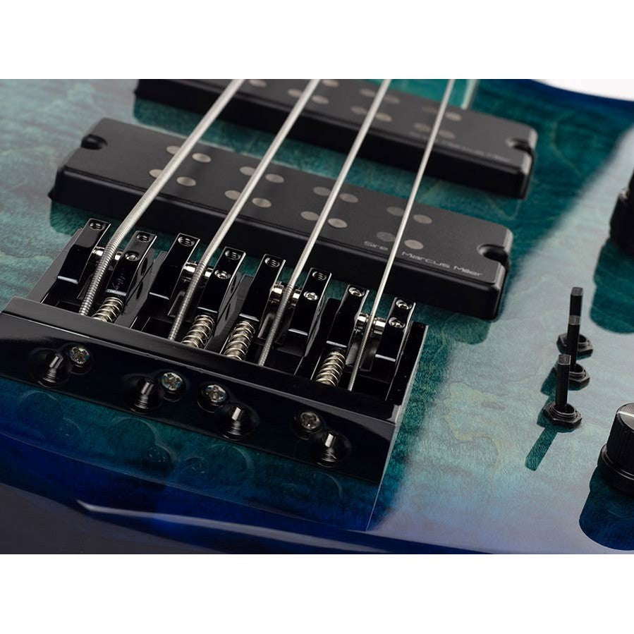 Sire M7+ A4F/TBL Marcus Miller Fretless Basgitaar Transparent Blue