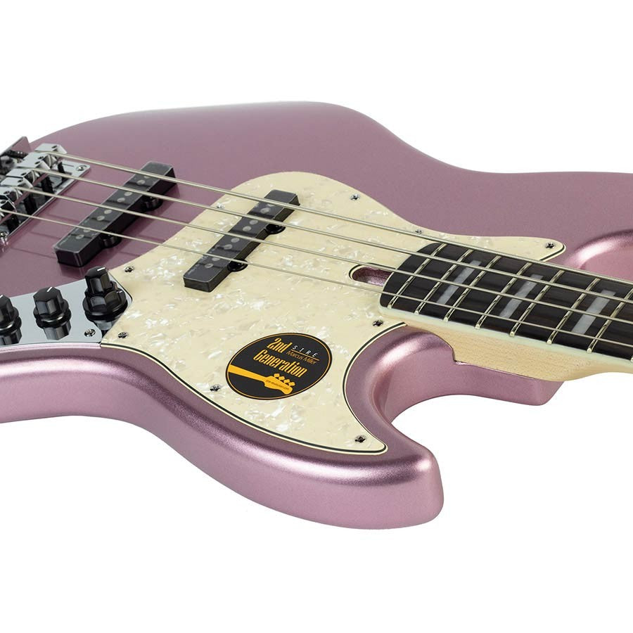 Sire V7+ A4/BUR Marcus Miller 4-snarige actieve basgitaar Burgundy Mist