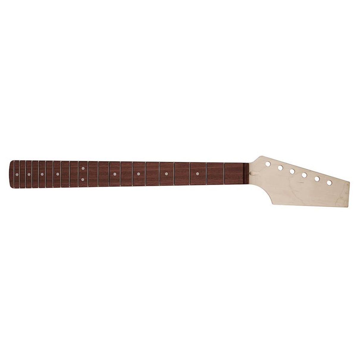 Boston SN-21-PF neck ST style, maple/pau ferro fb, 21 frets, paddle head, 9.5" radius, double action trussrod