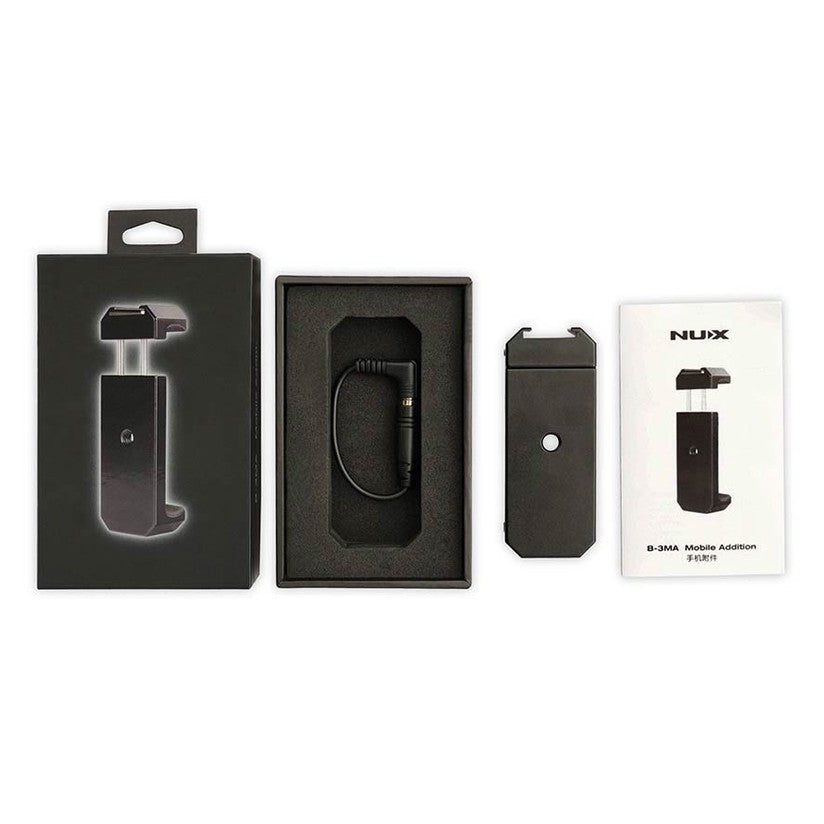 NUX B-3MA universele telefoon houder met 3.5mm TRS naar TRRS