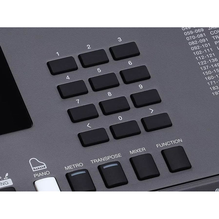 Medeli MK200 Keyboard – 61 Aanslaggevoelige Toetsen met 585 Klanken en USB-MIDI