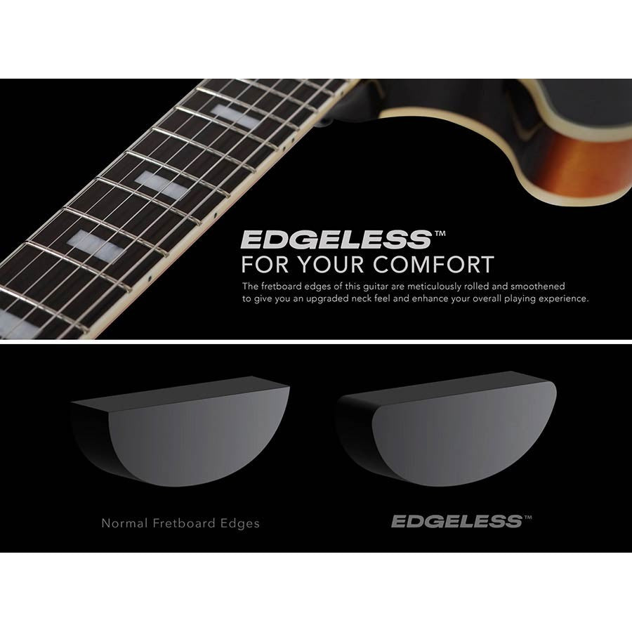 Sire Guitars H7/BK Elektrische archtop gitaar zwart