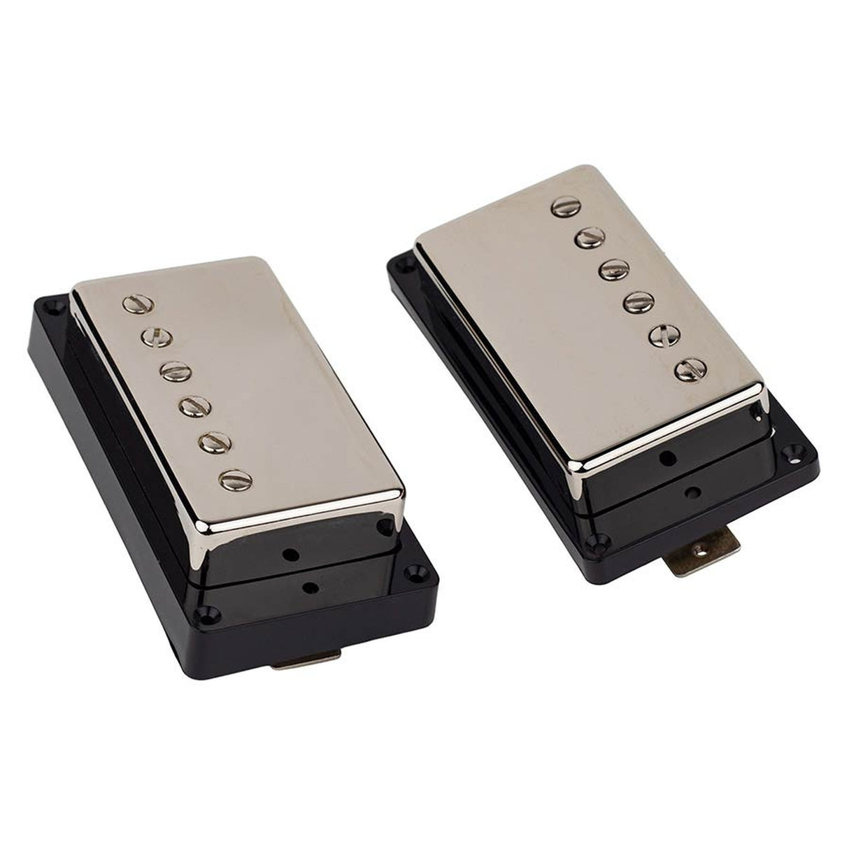 Seymour Duncan SD40520 Seth Lover Set Of Two Humbucker Pickups - SH-55N (hals) and SH-55B (brug), nikkel cover