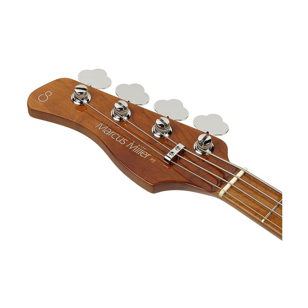 Sire P5 A4L/TS Marcus Miller linkshandige basgitaar 4-snarig passief elzen tobacco sunburst