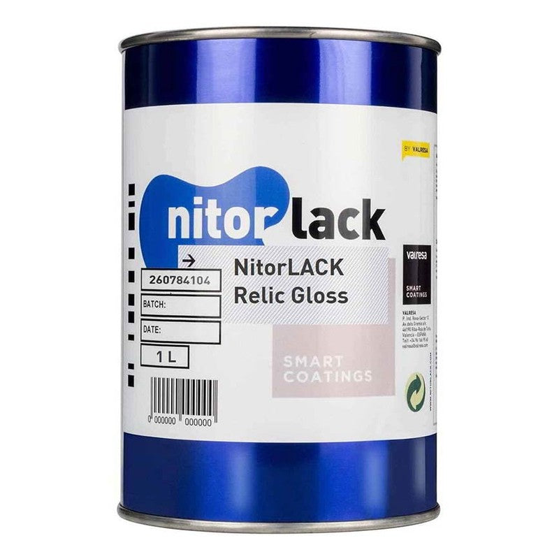 NitorLACK N260784104 nitrocellulose lak Relic Gloss Clear 1000ml blik