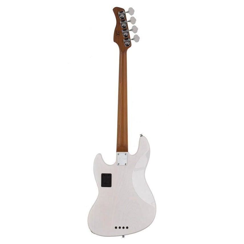 Sire V8 S4/WB Marcus Miller swamp ash 4-snarige actieve basgitaar White Blonde