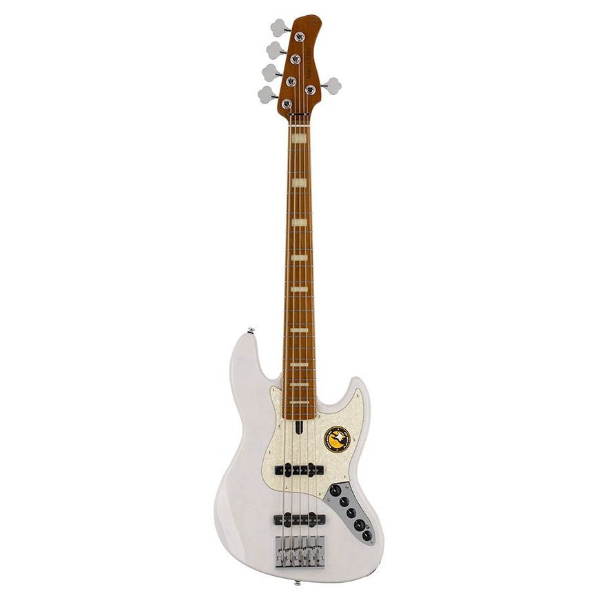 Sire V8 S5/WB Marcus Miller swamp ash 5-snarige actieve basgitaar White Blonde
