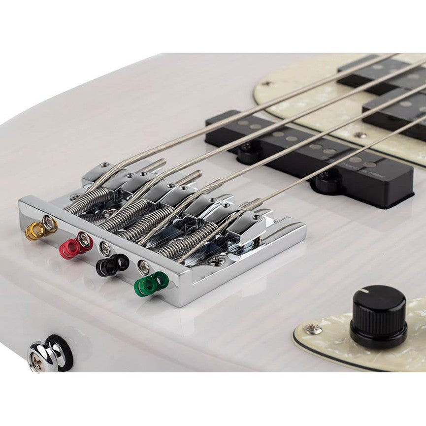 Sire P8 S4/WB Marcus Miller 4-snarige actieve basgitaar White Blonde