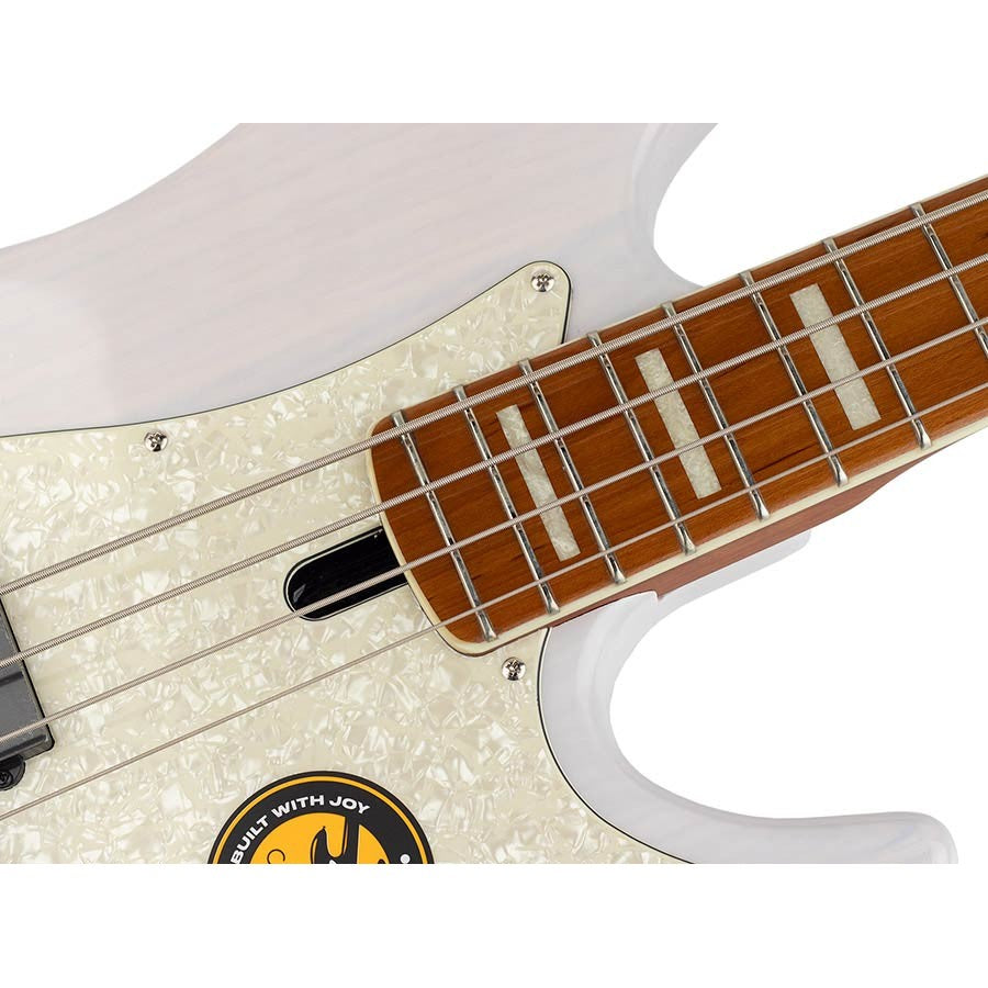 Sire P8 S4/WB Marcus Miller 4-snarige actieve basgitaar White Blonde