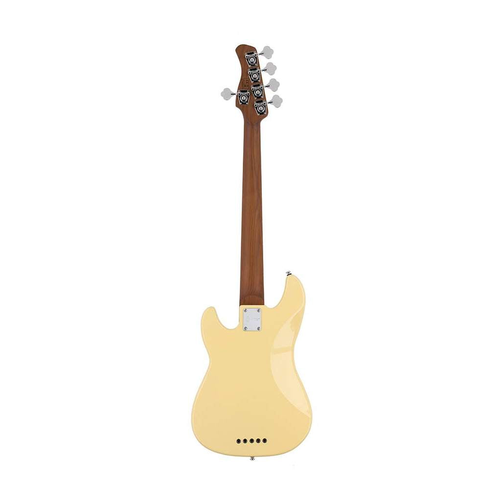 Sire P5R A5/VWH Marcus Miller basgitaar 5-snarig passief elzen rosewood vintage white