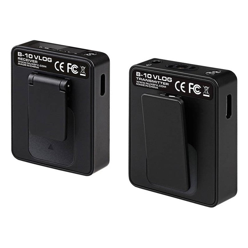NUX B-10 VLOG 2.4GHz Draadloos Vlog Systeem met Microfoon en Ontvanger