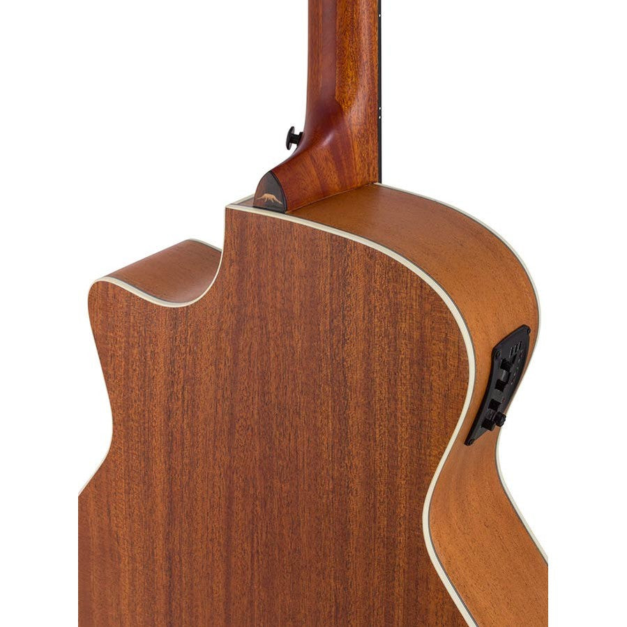 Bromo BAA2CE Appalachian Series auditorium naturel semi akoestische western gitaar