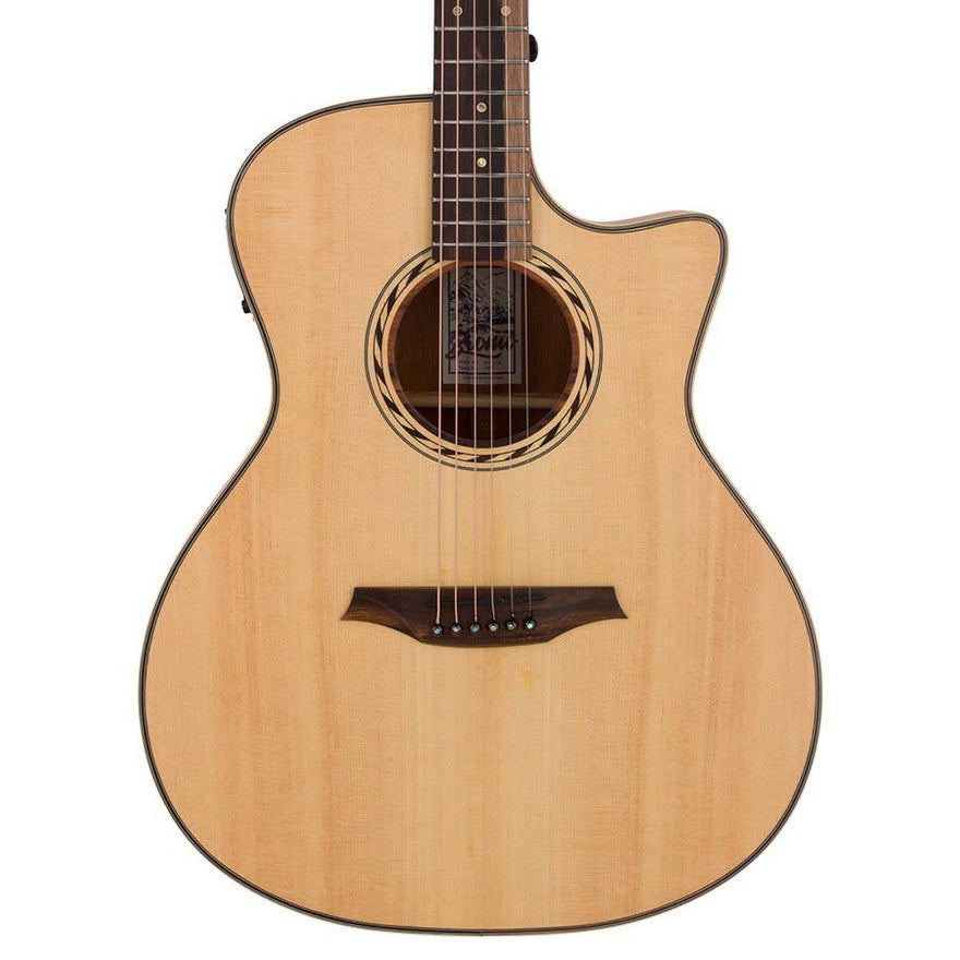 Bromo BAT2CE Tahoma Series auditorium naturel semi akoestische western gitaar