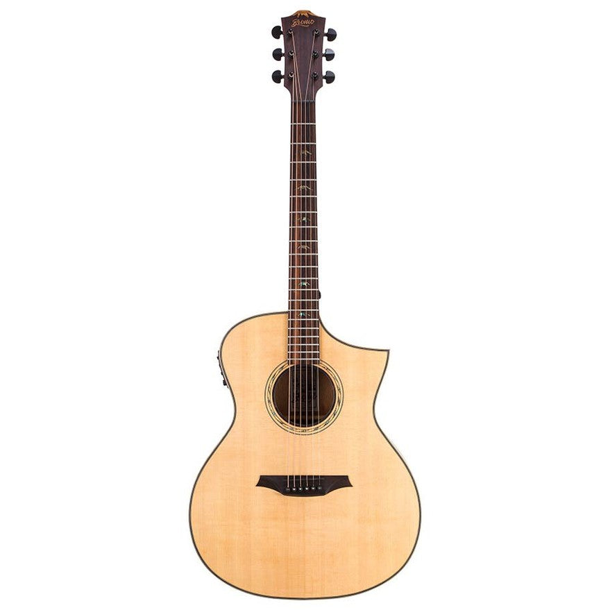 Bromo BAT4CE Tahoma Series auditorium naturel semi akoestische western gitaar