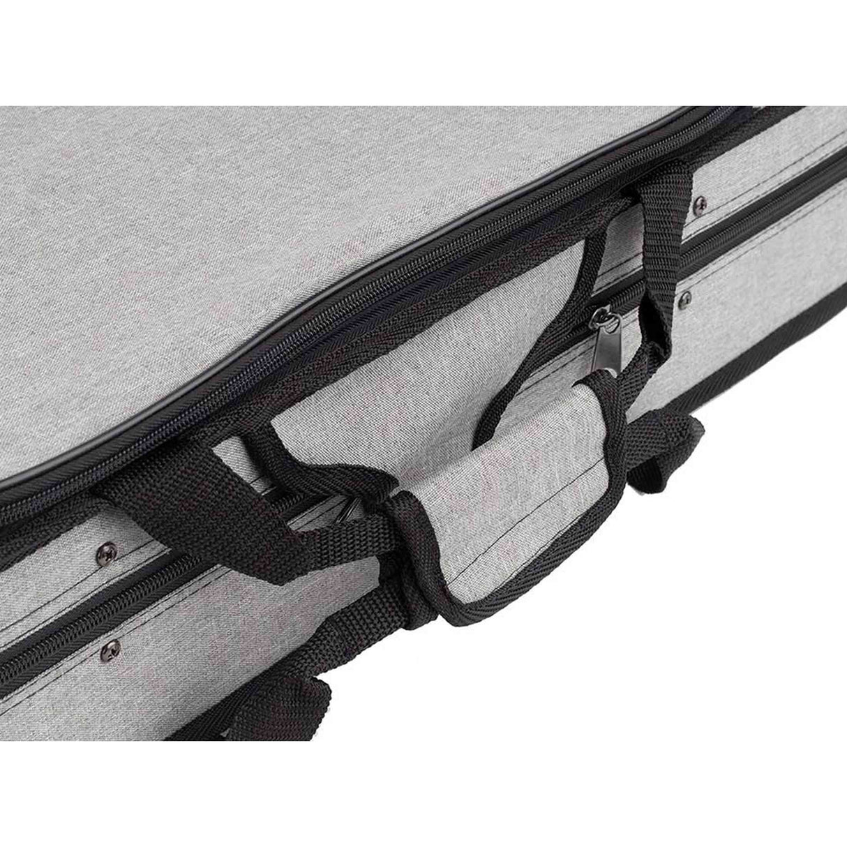 Leonardo OVC40GRBK Elementary Series vioolkoffer oblong 4/4 lichtgrijs