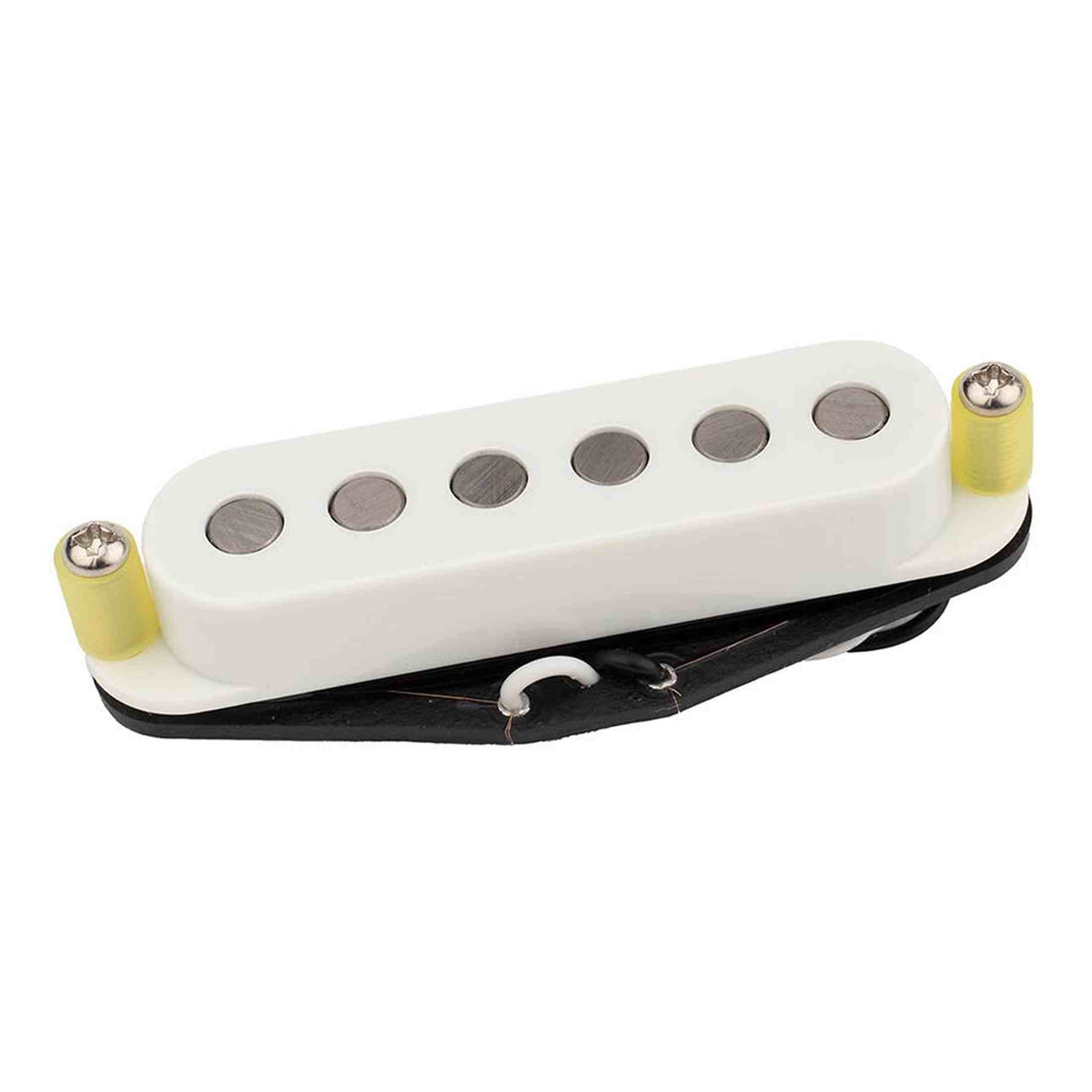 Roswell RP-QSTACWHT Quarter Pound Single Coil ST Pickup - large Alnico 5 rods, midden RWRP, wit