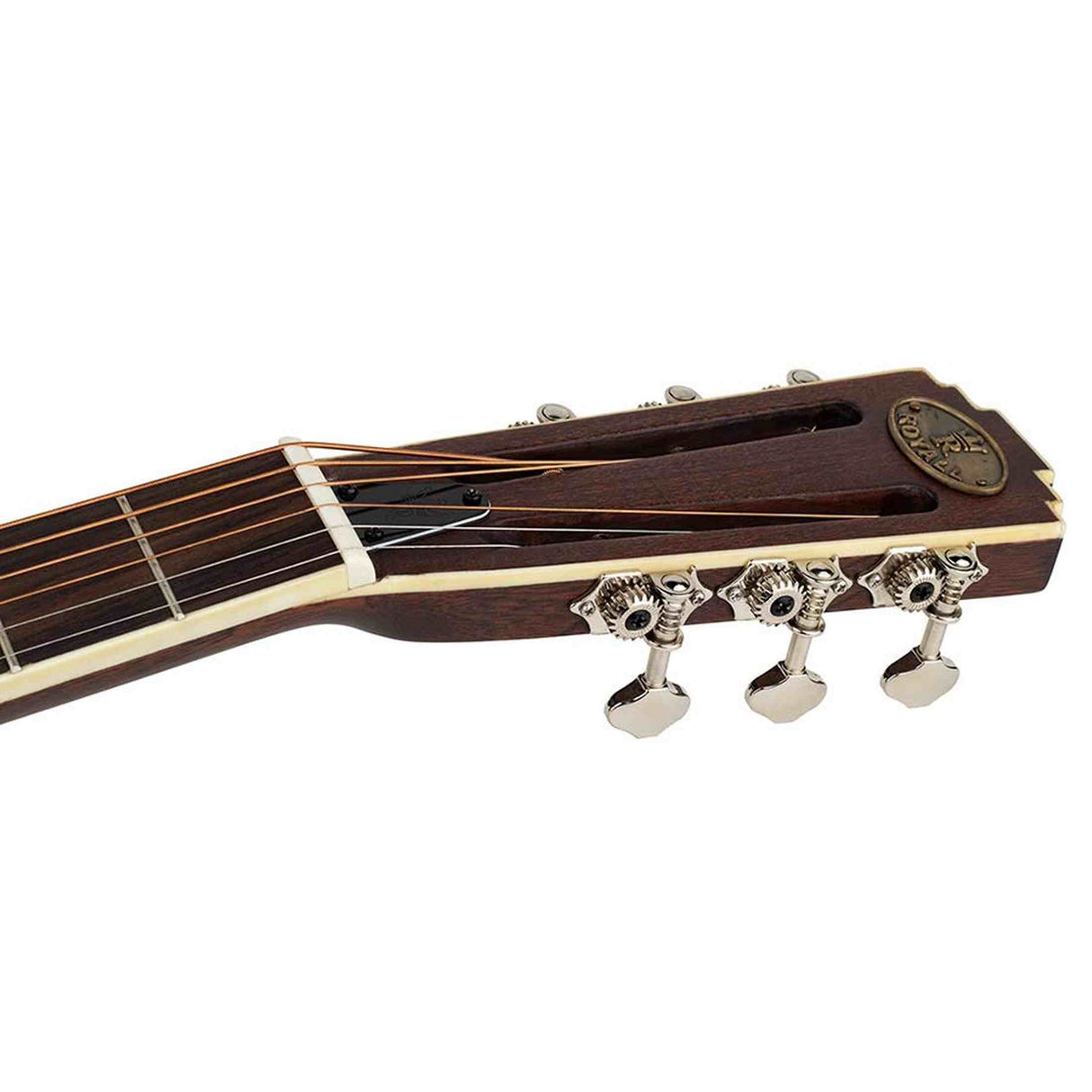 Royall TMP14CSC/NI Tampa Cut SC Tricone Resonator 14-Fret – Bell Brass, Nickel, Lipstick PU, Softcase