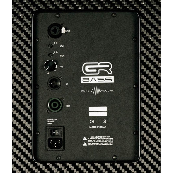 GR Bass AT210V-800AC AeroTech Series Actieve Speaker Cabinet – 2x10" 800W Carbon Fiber