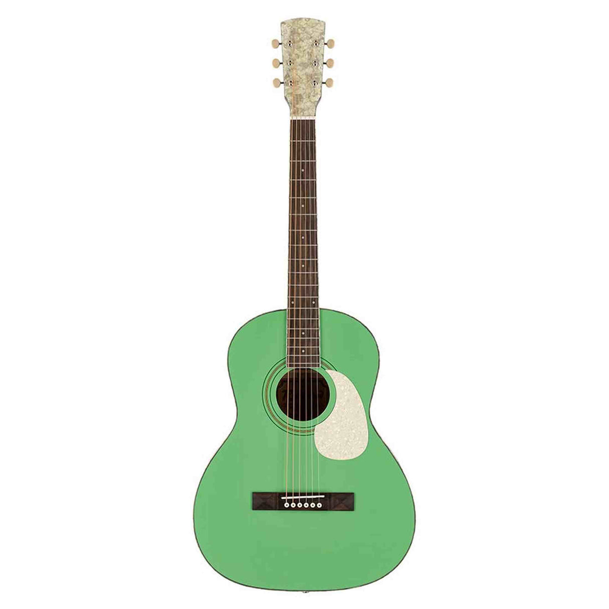 Richwood HSP-55-GN Heritage Series Parlor massief sparren bovenblad mintgroen hoogglans