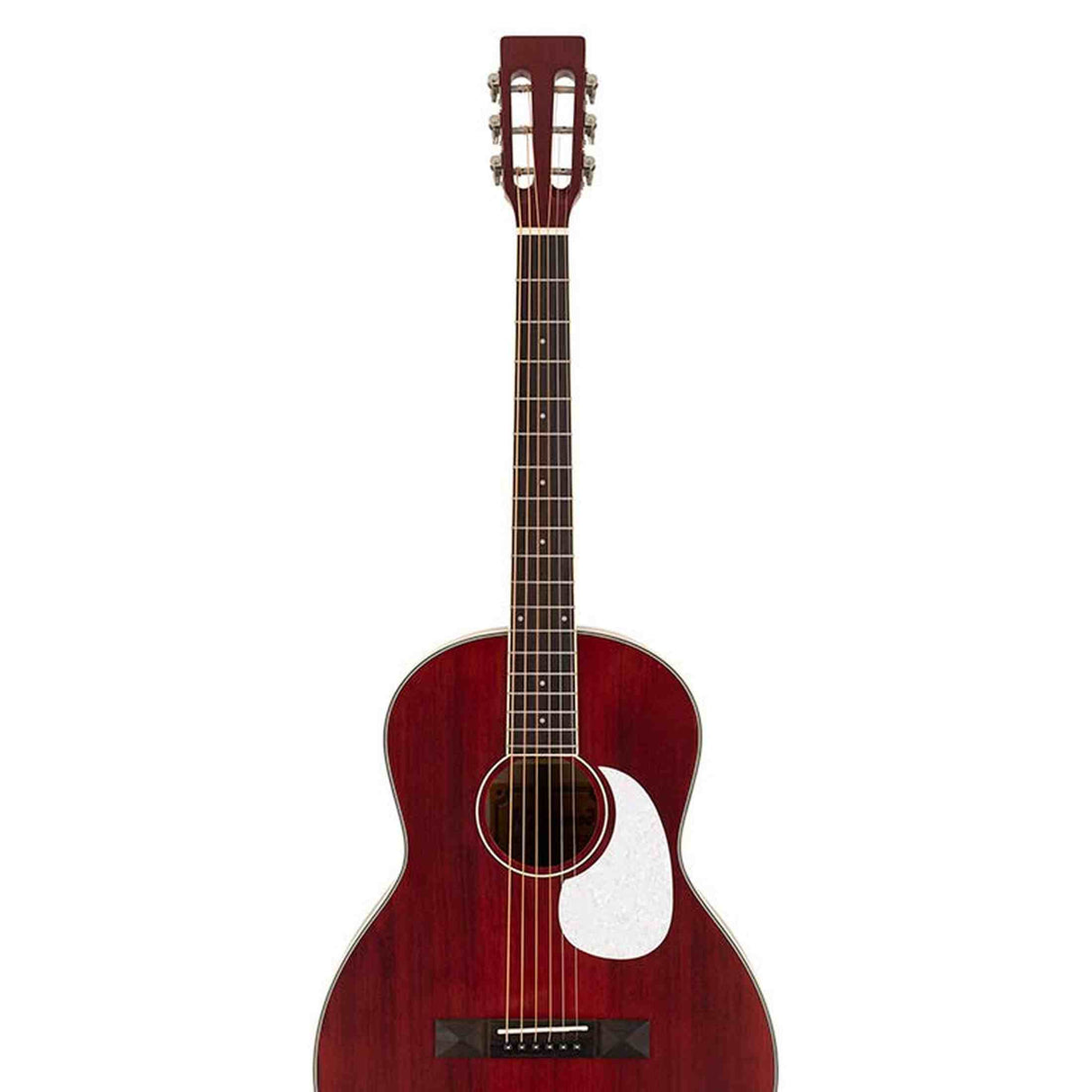 Richwood HSP-35-MRD Heritage Series Parlor massief ceder bovenblad mat rood